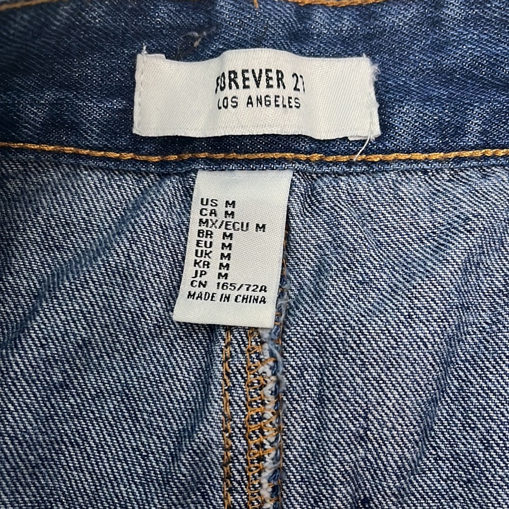 • Forever 21 Denim Blue Skirt New With Tags - Picture 6 of 11